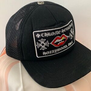 Chrome Hearts Black Trucker Hat